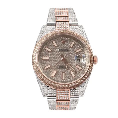 iced out rolex replica
